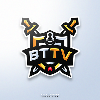 BTTV Logo branding design esports gaming icon identity illustration logo mark mascot