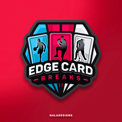 Edge Card Breaks Logo branding design esports gaming identity illustration letter logo mark mascot