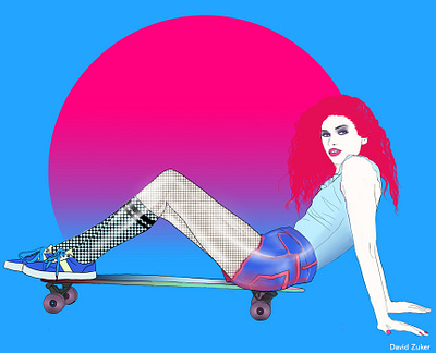 Summertime Part 3 art drawing girl illustration portrait woman