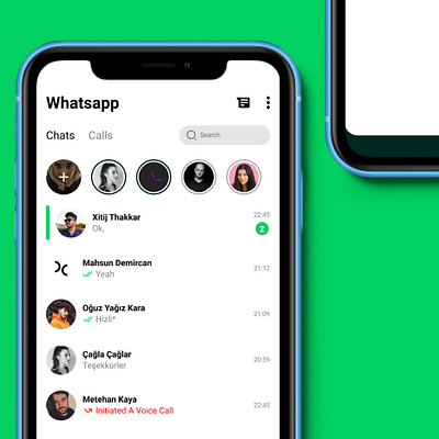 Whatsapp reDesign appdesign figma illustrator invision ui uidesign uiinspiration uiux ux webdesign