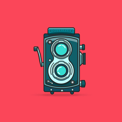 Rolleiflex Camera flat design illustrator vector illustration vector vector flat design illustration vector flat design illustrator vector flat illustrator design vector illustration vector illustration flat design vector illustrator vectorart