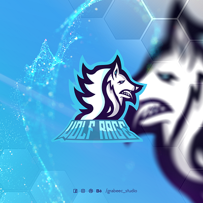 Wolf Rage esportlogo esports logo for sale illustration logo logo design mascot mascot logo twitch logo youtube