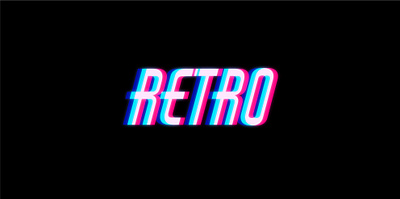 RETRO NEON TEXT EFFECT branding design gomskystd logo text effect text effects texture typography ui website