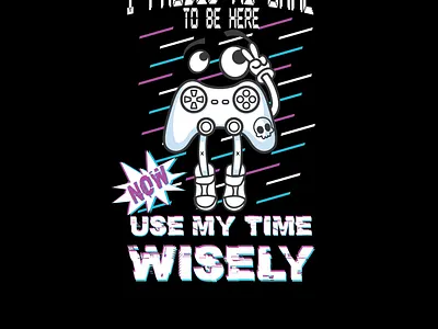 Use my time wisely art branding design flat icon illustration illustrator logo minimal vector