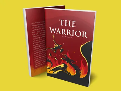 THE WARRIOR BOOK COVER apptales book art book cover book cover design book cover illustration book cover mockup book cover template book design book front cover book illustration design designer books designing fantasy books free mockups graphic design illustration art mockups novel books online novels
