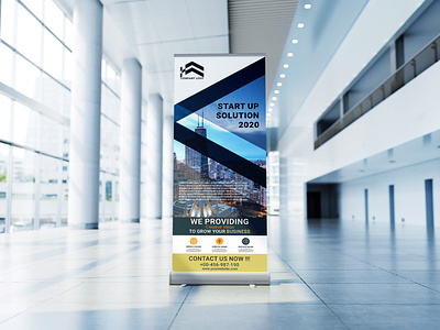 Roll UP Banner Design advert banner banner ad banner design business flyer flyer pop up banner poster roll up banner