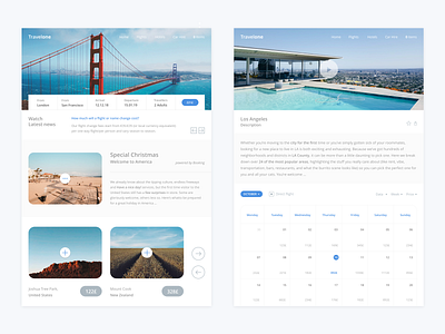 Travelone - website booking clean community homepage interface layout mockup product page responsive travel travel agency travel guide travelling ui design website concept website design websites