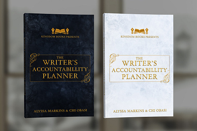 Writer's Accountability Planner by Alyssa Markins & Chi Obasi book book cover book cover design book covers cover design graphic design photosop professional professional book cover design