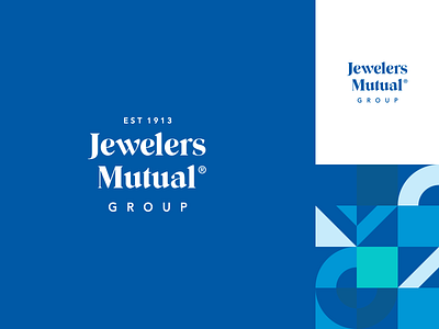 Jewelers Mutual Rebrand - Logo agrib brand design brand work established insurance insurance company insurance logo jewelers jewelers mutual jewelry logo logo redesign logo refresh logo update mutual rebrand rebranding stacked type wordmark