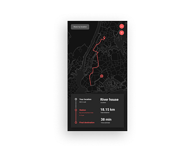 Daily UI #021 - Location Tracker