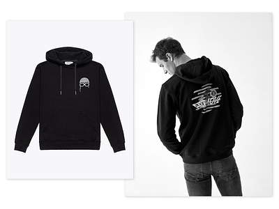 ARTMOVE - "Cafe Racer" Vintage Hoodie black cafe racer design fashion fashion illustration helmet hoodie los angeles merchandise model motorcycle new york vintage