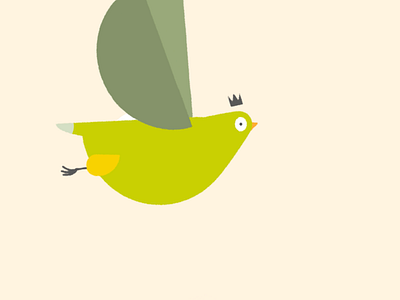 Bird Flying 2d 2danimation adobeaftereffects adobeillustrator aftereffects animation illustration motion graphics vector