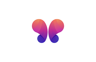 Butterfly branding butterfly logo flat icon logo minimal