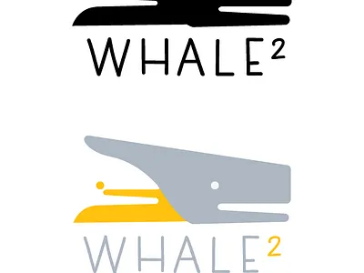 Logo Whale 2 adobe illustrator branding design flat iconography icons pack logo minimal typography vector