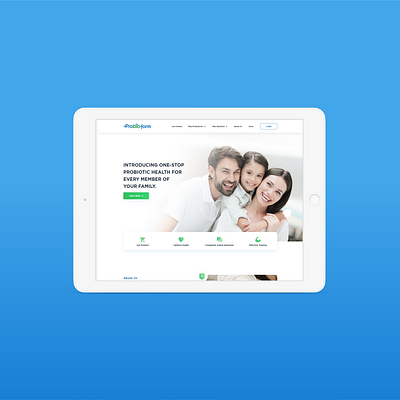 Probioform User Interface Concept design healthy helath product ui uiux