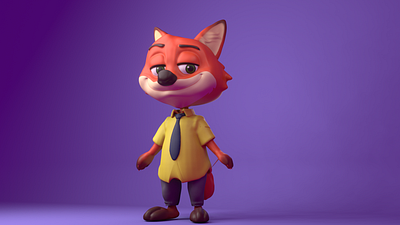 Little Nick 3d blender zbrush