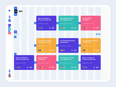 FeatureMap – Dashboard spacing bazen agency collaboration app dashboard dashboard ui feature map grid management management tool popup productivity app project management project management tool project productivity saas task management task tracker team management time tracker ui ux