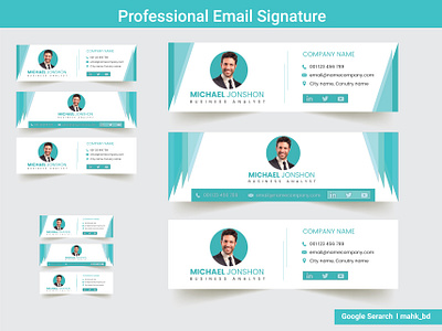 Professional Email Signature Design advertisement branding branding and identity branding design business email company custom email signature design e mail signature ecommerce email email design email marketing email receipt email signature email template graphic illustration personal email signature stationery