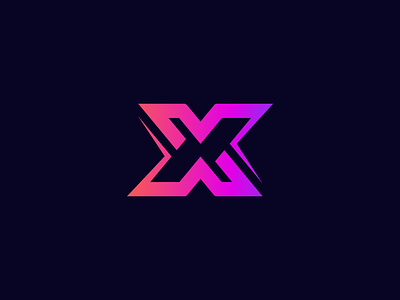 X minimal 3d abstract logo arrow brand identity branding connection cross crypto design illustration letter logo design logo logo design logodesign minimal nft star wave wing wire
