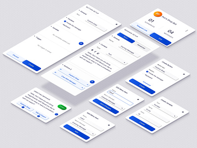 Cube Telegram Bot Builder – Components app card clean components design design system grid illustration inspiration interface layout minimal panel product service simple ui ux visual web