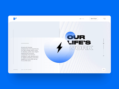 Digital i - Animation animation design dribbble future gif minimal motion typography ui ux web website