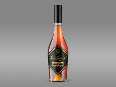 Paul Legrand French Cognac bottle branding cognac design distillery elegant french handlettering illustration label lettering logo luxury premium spirits typography vintage