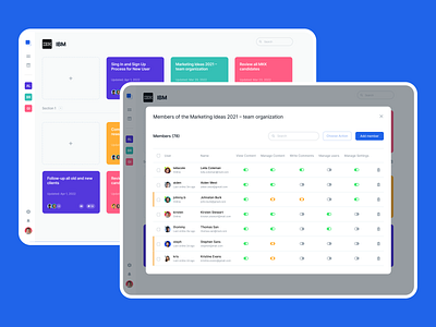 FeatureMap – Member Dashboard bazen agency collaboration app dashboard dashboard ui feature map grid productivity app project manager project productivity saas spacing table task management task tracker team management time management time tracker ui ui cards ux