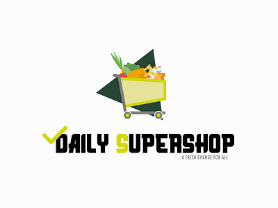 supershop logo adobe adobe illustrator advertising branding creative creative logo design graphic graphic design groceries illustration logo marketing photoshop