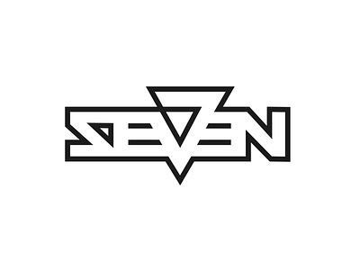 Seven lettering logo logodesigner logomark mark sign