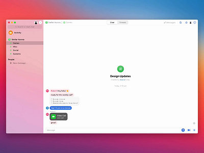 Video Chat chat macos splitscreen video