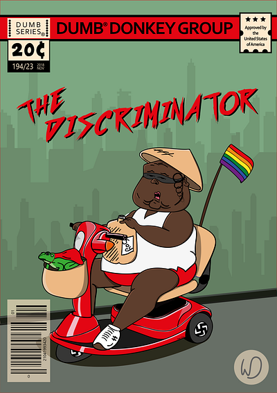 The Discriminator comic comiccover cover illustrator