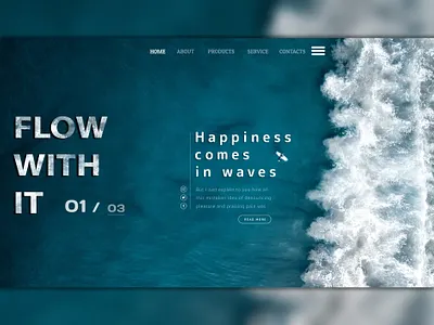 Flow Ocean design figma flow ocean graphic design photoshop ui ux