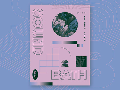 SOUNDBATH design geometry layout pattern texture type vector