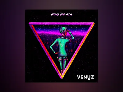 Venuz - rebELA - Dona de Mim alien band cyberpunk illustration military rock