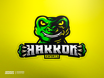 Mascot logo - Hakkon! design esportslogo illustration illustrator logo mascot mascotlogo vector