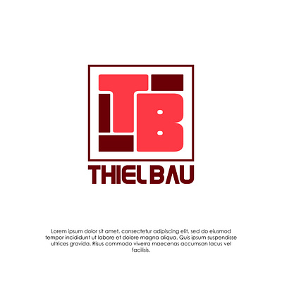 ThielBau Construction Company Logo branding concept art construction construction company construction logo construction website constructions design graphic design illustration illustrator logo minimal photoshop photoshop art vector