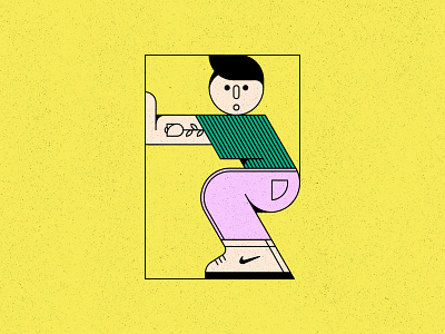 :o colour face geometric illustration isolation person texture
