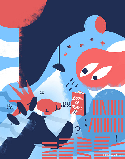 Book of Truths cristianne fritsch design digital art digital illustration digital painting editorial illustration illustration mixed media