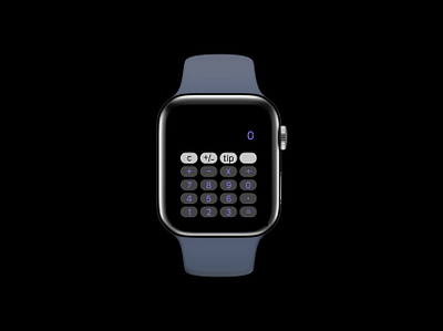 Calculater apple watch calculator dailyui figma ui design ux design