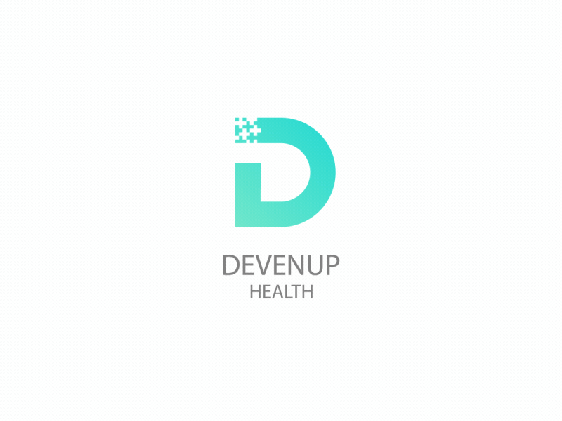 Devenup Health logo animation #2 2d 2d animation after effects animated animation animation logo branding logo motion simple