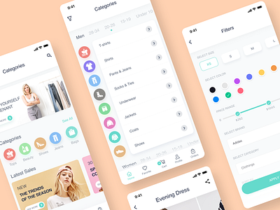 E-Commerce Startups app branding dashboard design illustrator ios logo sketch ui ux