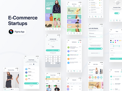 E-Commerce Startups app branding design illustration illustrator ios iphone logo sketch ux