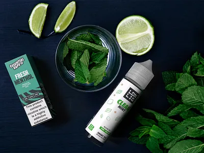 Branding & Packaging branding e liquid e liquid bottle eliquid menthol menthol eliquid menthol vape mint bottle mint packaging mint vape juice packaging vape vape juice vape juice design vape juice packaging vaping