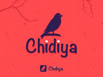 Branding Project - Chidiya bird brand design branding character illustration india logo logotype typography vector