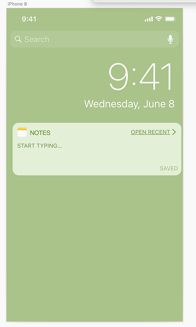 daily ui #65, notes widget design minimal ui