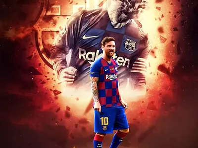 MESSI POSTER design