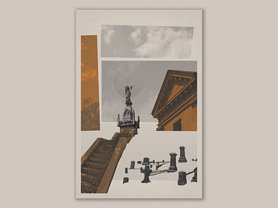 Sleepy Hollow Cemetery cemetery design art fall graveyard halloween layout poster sleepy hollow