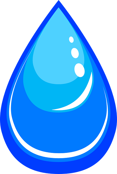 Waterdrop 2 flat icon illustration inkscape vector waterdrop