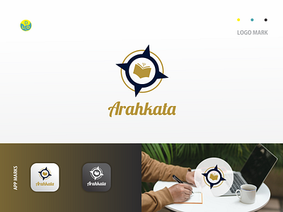 Arahkata - Logo app design flat flat design icon logo logo design logo mark logos logotype minimal