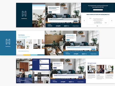 HostGenius Stylescapes airbnb brand branding design logo moodboard property management real estate stylescape ui visual identity website website design